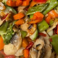 Pasta Primavera · Your Choice of Pasta along with Mixed Vegetables (Carrots, Mushrooms, Zucchini, Cauliflower,...