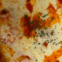 Cheese Ravioli · 6 Pieces of Ravioli (contain Ricotta Cheese) Baked in Marinara Sauce & Topped with Mozzarell...