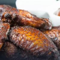 Bbq Smoked Wings 5Pc · 5pc jumbo BBQ spice rubbed smoked wings, fresh from our BBQ smoker.