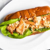 Lobster Bisque & Sandwich Combo · Creamy Tomato Based Soup Served With Chunks Of Lobster Meat Served With Your Choice Of Any L...