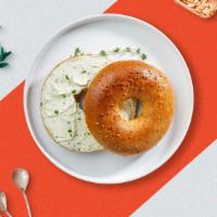 Bagel With Cream Cheese · Get a wholesome toasted bagel with cream cheese.