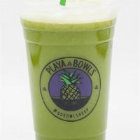 Ground Swell Juice · Kale, apple, and spinach.
