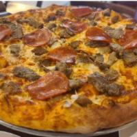 Meat Lovers Pizza
 · With your choice of meats. Will serve 2 people.