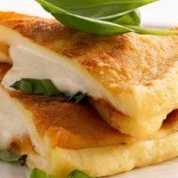 Mozzarella In Carrozza · Homemade mozzarella in pink wine sauce.