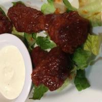 Buffalo Wings · Made fresh served with blue cheese.