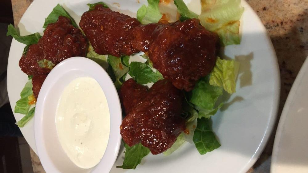 Buffalo Wings · Made fresh served with blue cheese.