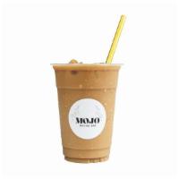 Iced Latte · Small contains 3 Single Shots of Espresso, Large contains 2 Double Shots. Made with Whole Mi...