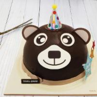 Party Bear #2 (New) · Renewal Bear Cake!
Kid-favorite! Adorable bear shaped cake with chocolate sponge and chocola...