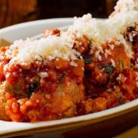 Meatballs · beef-pork-veal / tomato / parmigiano