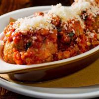 Gf Meatballs · beef-pork-veal / tomato / parmigiano