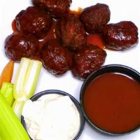 Boneless Wings (8) · All Served with Homemade Bleu Cheese, Carrots and Celery
Additional Charge: for Specialty Sa...