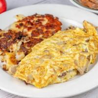 Valley Omelette · Sausage, bacon, ham and cheese.