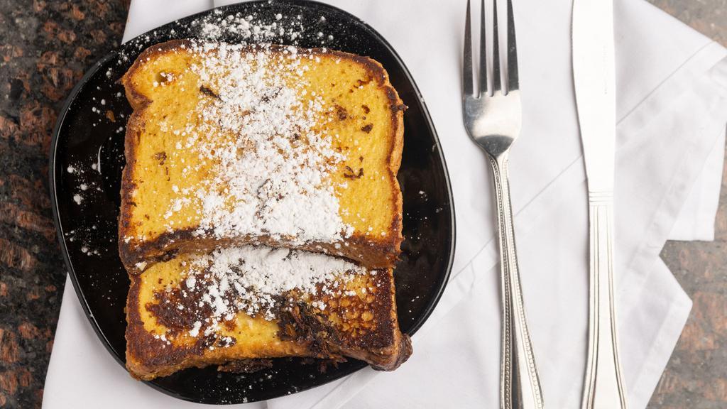 French Toast Special · Two French toast serve with any style egg or meat.