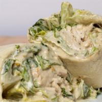 Chicken Caesar Wrap · Grilled chicken, romaine lettuce, Parmesan, and classic caesar dressing.