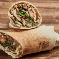 Pita Wrap · Choice of wrap, protein, toppings, and sauces.