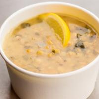 Lentil Soup · Vegetarian, Gluten-free, Vegan. Lentils, swiss chard, lemon, and cilantro.