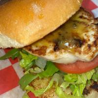 #4 Grilled Chicken Sandwich · Our select grilled chicken sandwich, matched with a hint of lettuce, tomato and our homemade...