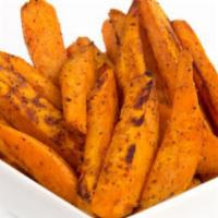 Sweet Potato Fries · Crispy golden sweet potato fries.