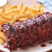 Half Rack Double-Glazed Baby Back Ribs · Half Rack.  Slow-cooked to fall off the bone tenderness. Slathered with your choice of sauce.