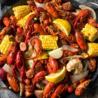 House Boil (Serves 2 To 3) · Including: mussel, clams, shrimp, sausage, crawfish, lobster, snow crab.