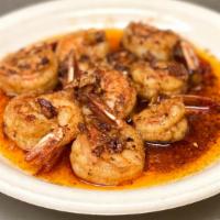 Garlic Shrimp · With fresh herbs and garlic.