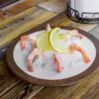 Cocktail Jumbo Shrimp  · 6 Jumbo Shrimp chilled on a bowl of ice served w/lemon wedge and our own cocktail sauce.
The...