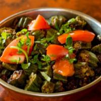 Bhindi Masala · Fresh okra w/spices.