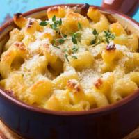 Mac N Cheese · Exquisite macaroni n cheese.