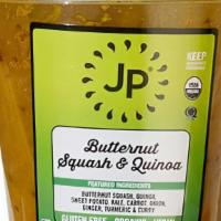 Butternut Squash And Quinoa Soup (32 Oz) · Squash, quinoa, sweet potato, kale, carrot, onion, tahini, turmeric, ginger, and spices. Org...