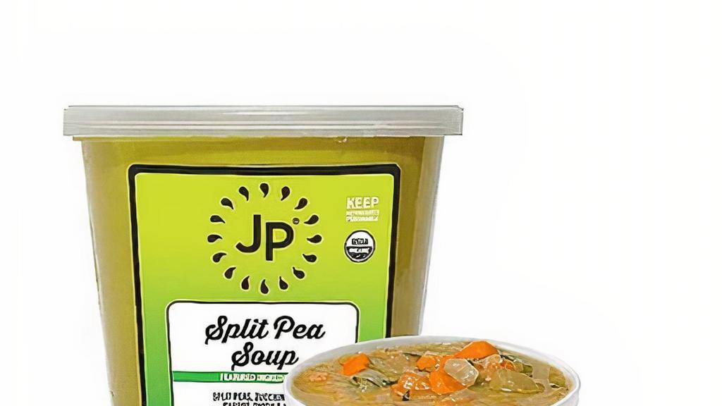 Split Pea Soup (32 Fl Oz) · Split pea, zucchini, onion, carrot, celery, olive oil, and spices. Organic.