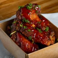 Signature Bbq Wings Platter · Due to the national chicken shortage, the price of wings have gone up slightly. Sorry for th...