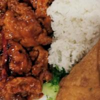 General Tso'S Chicken Combo · Mildly spiced.