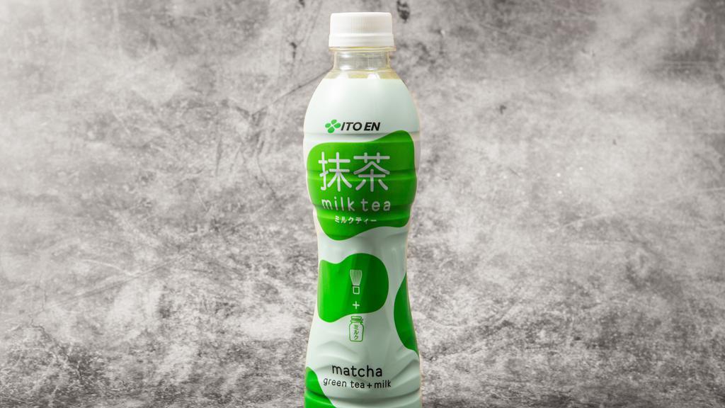 Matcha Milk Tea · Sweetened Japanese Matcha Green Tea with Milk