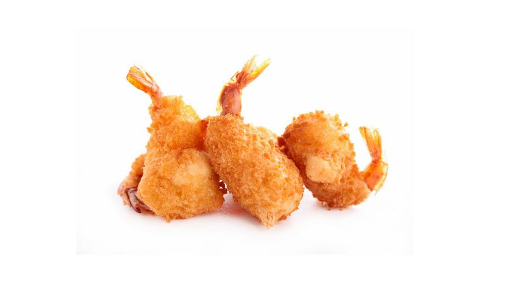 Fried Shrimp · 6 pieces of Fried shrimp served with spicy mayo and soft lettuce.