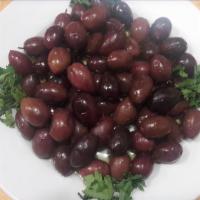 Olive Salad · Served with kalamata olives.