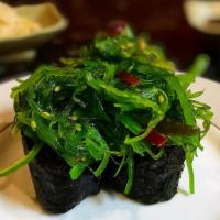 Seaweed Salad · Marinated in sesame oil and chili flakes.