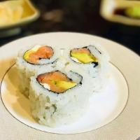 Philadelphia Roll · Smoked salmon, avocado, and cream-cheese inside
