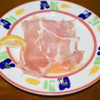 [Gf] Prosciutto E Melone · Imported parma prosciutto and fresh melon