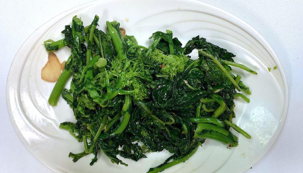 [Gf, V, Vn] Broccoli Di Raba · Sauteed with garlic and oil