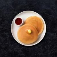 Pancakes & Bacon Platter · (Three pieces) Fluffy pancakes cooked with care and love served with butter and maple syrup....