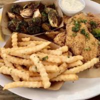 Southern Fried Catfish · choice of 2 sides.