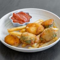 Jalapeño Poppers · 5 jalapeno poppers with french fries