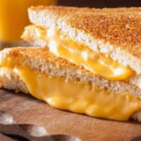 Grilled Cheese Sandwich · Grilled cheese sandwich on toasted bread.