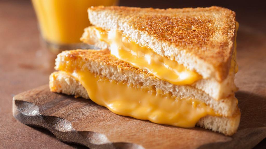 Grilled Cheese Sandwich · Grilled cheese sandwich on toasted bread.