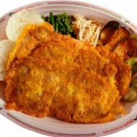 Meat Jun Plate · Popular. BBQ beef breaded in egg batter. Served with two scoops of rice.