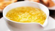 Egg Drop Soup · Egg Mix w. Chicken Broth and Corn Starch