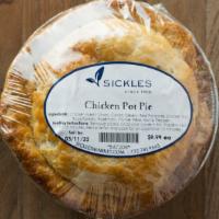 Chicken Pot Pie - Each · Stuffed with onion, celery, carrot, red potato, chicken stock, roux, chicken meat, parsley, ...