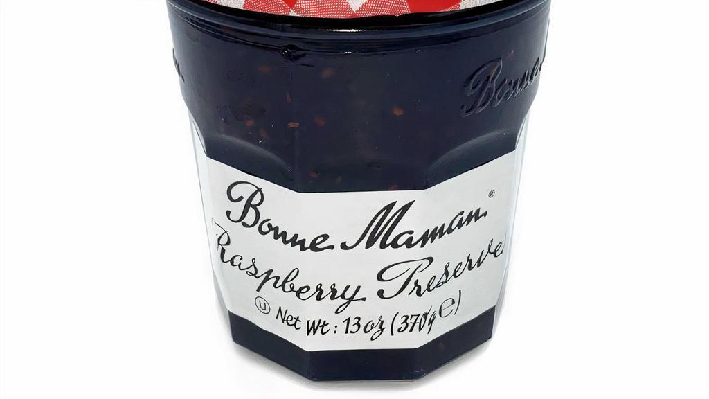 Bonne Maman Raspberry Preserves · Raspberry preserves made with the highest quality raspberries and other natural ingredients. 13 oz.