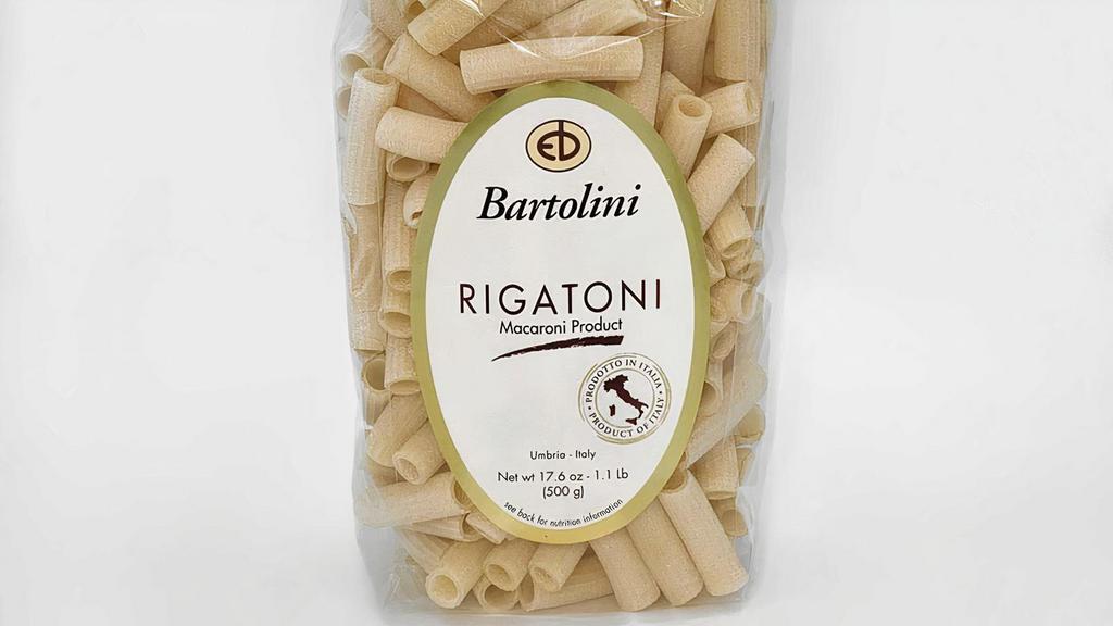 Bartolini Rigatoni · Durum wheat semolina. Gourmet pasta imported from Italy.