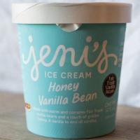 Jeni'S Honey Vanilla Bean Pint · A vanilla to end all vanillas. Made with fair trade vanilla beans that are warm and complex ...